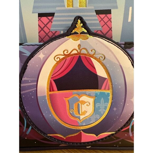 LOUNGEFLY DISNEY CINDERELLA CASTLE SERIES MINI BACKPACK NWT main image 11